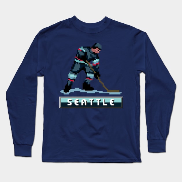 Seattle Hockey Long Sleeve T-Shirt by clarkehall